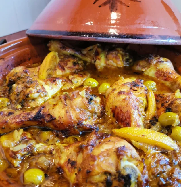 Tajine poulet olive