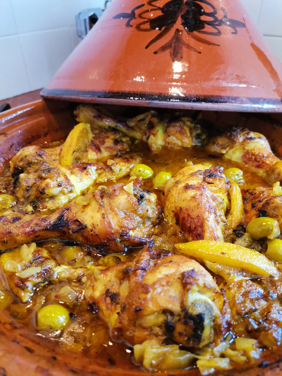 Tajine poulet olive