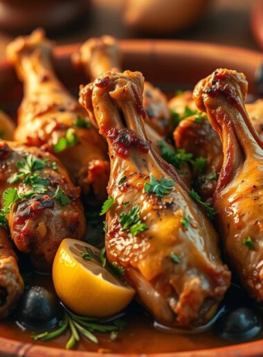 Tajine d'ailes de dinde choumicha