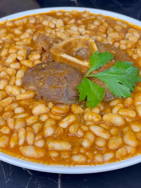 LOUBIA express haricots blancs en sauce recette simplifiée presentation